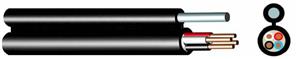 Cable-2PR-0.63-Pefut---Aerial-Lead-In-(Reel/300m)-(96665)